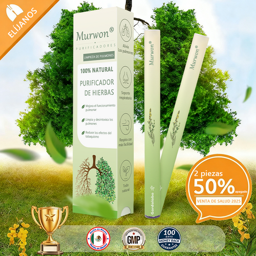 𝐓𝐢𝐞𝐧𝐝𝐚 𝐨𝐟𝐢𝐜𝐢𝐚𝐥 ✨𝐌𝐮𝐫𝑤𝗈𝒏® Difusor Botánico de Mullein para Limpieza de Pulmones (🫁 Tos, faringitis, dificultad para respirar, flema, congestión nasal, bronquitis, síntomas alérgicos, malestar pulmonar)2🔥