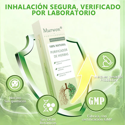 𝐓𝐢𝐞𝐧𝐝𝐚 𝐨𝐟𝐢𝐜𝐢𝐚𝐥 ✨𝐌𝐮𝐫𝑤𝗈𝒏® Difusor Botánico de Mullein para Limpieza de Pulmones (🫁 Tos, faringitis, dificultad para respirar, flema, congestión nasal, bronquitis, síntomas alérgicos, malestar pulmonar)2🔥